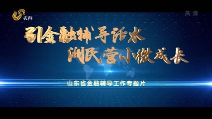 引金融辅导活水 润民营小微成长——山东省金融辅导工作专题片